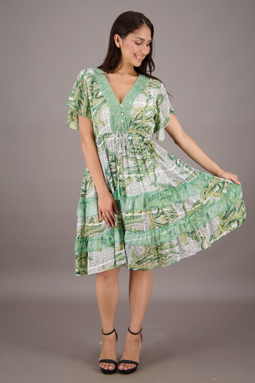 Seawillow Ruffle Dress 24964 - Advance Apparels Inc