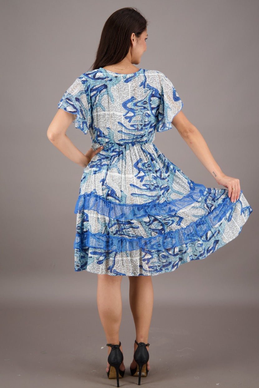 Seawillow Ruffle Dress 24964 - Advance Apparels Inc