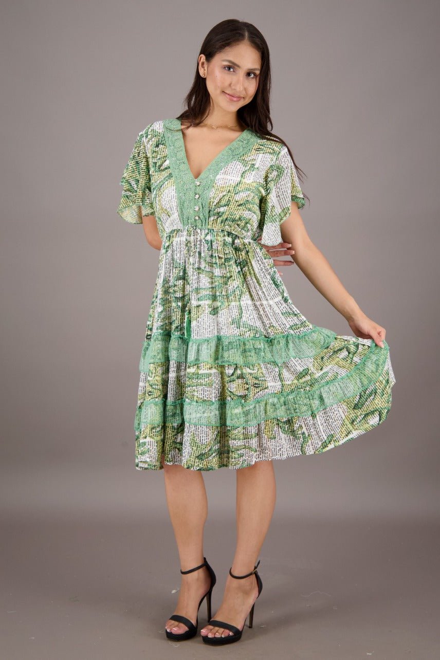 Seawillow Ruffle Dress 24964 - Advance Apparels Inc