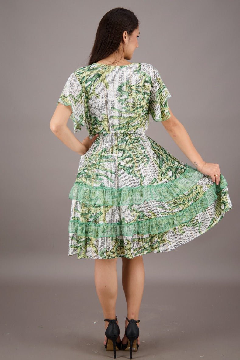 Seawillow Ruffle Dress 24964 - Advance Apparels Inc