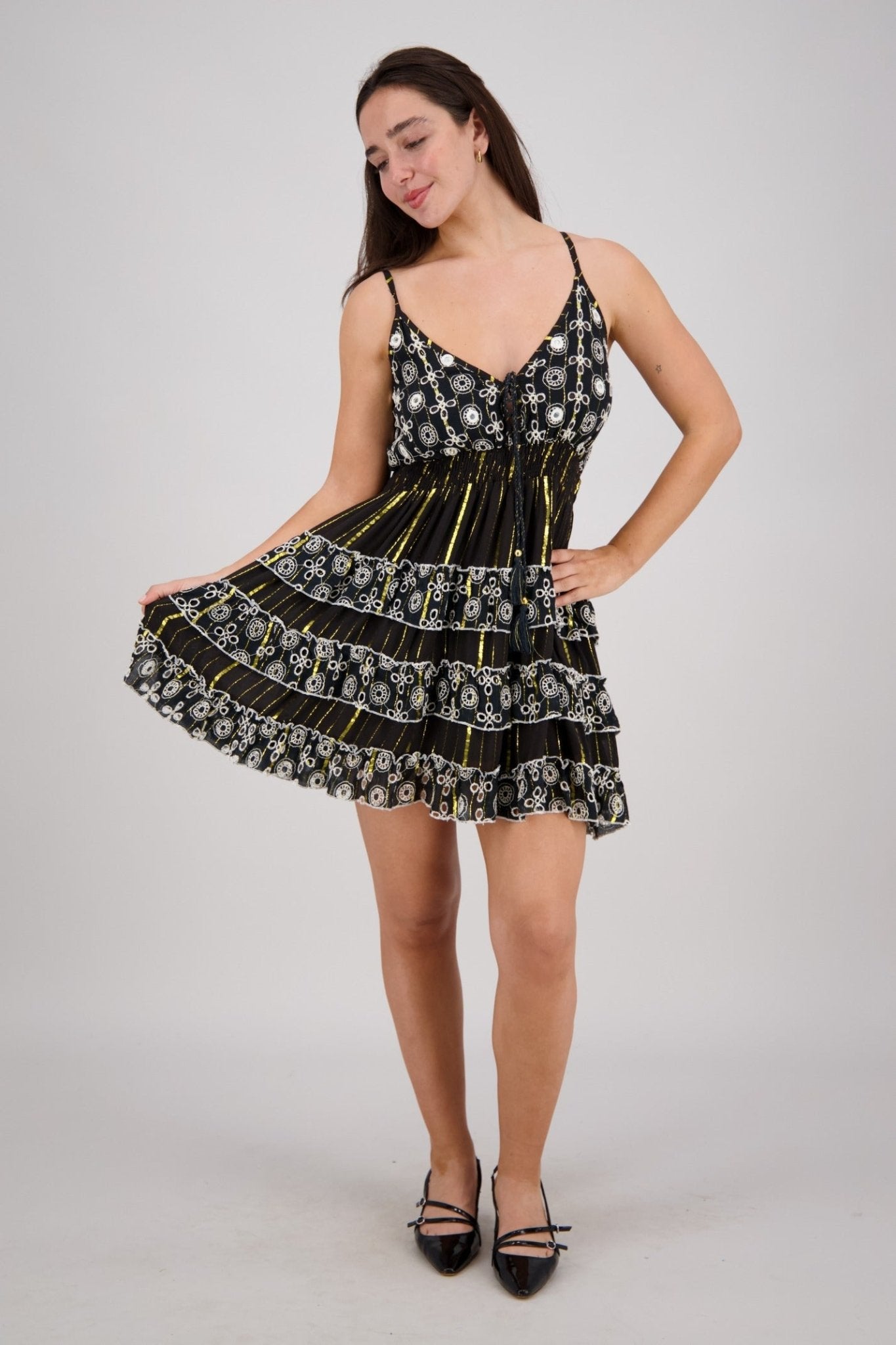 Serai Eyelet Mini 25212 - Advance Apparels Inc