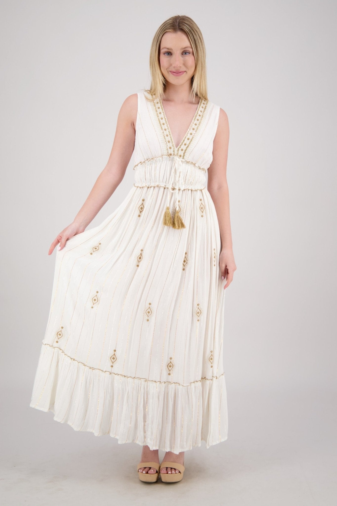 Seraphina Pastel Day Dress 25103 - Advance Apparels Inc