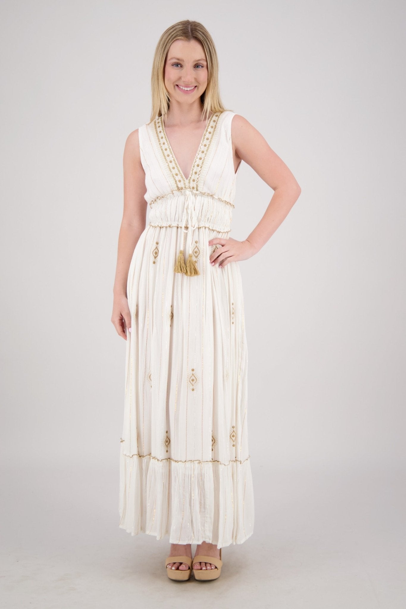 Seraphina Pastel Day Dress 25103 - Advance Apparels Inc