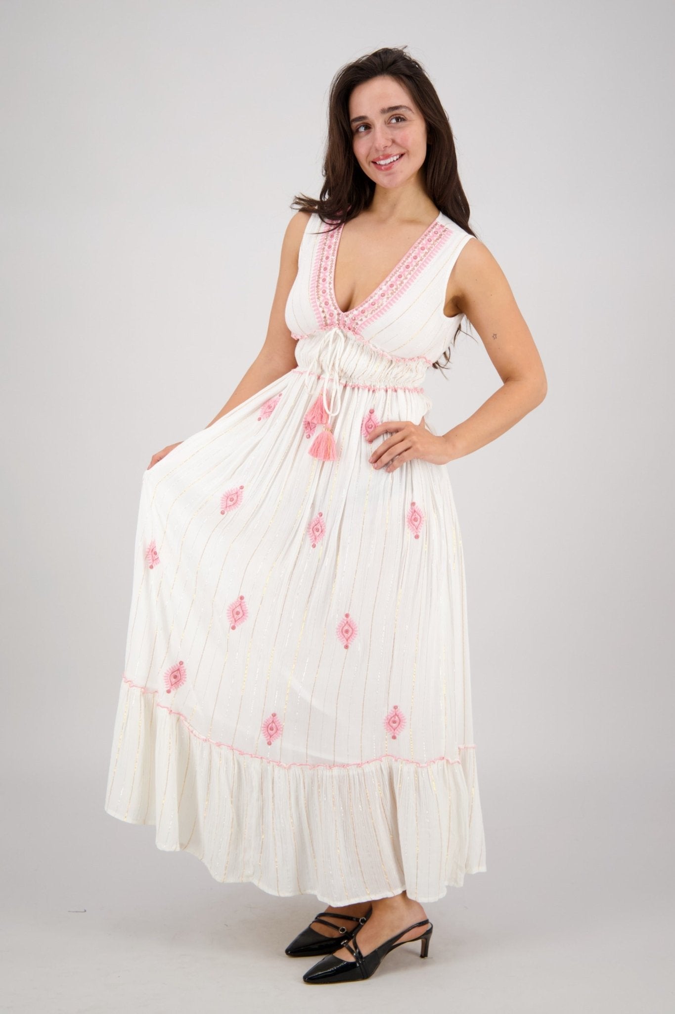 Seraphina Pastel Day Dress 25103 - Advance Apparels Inc