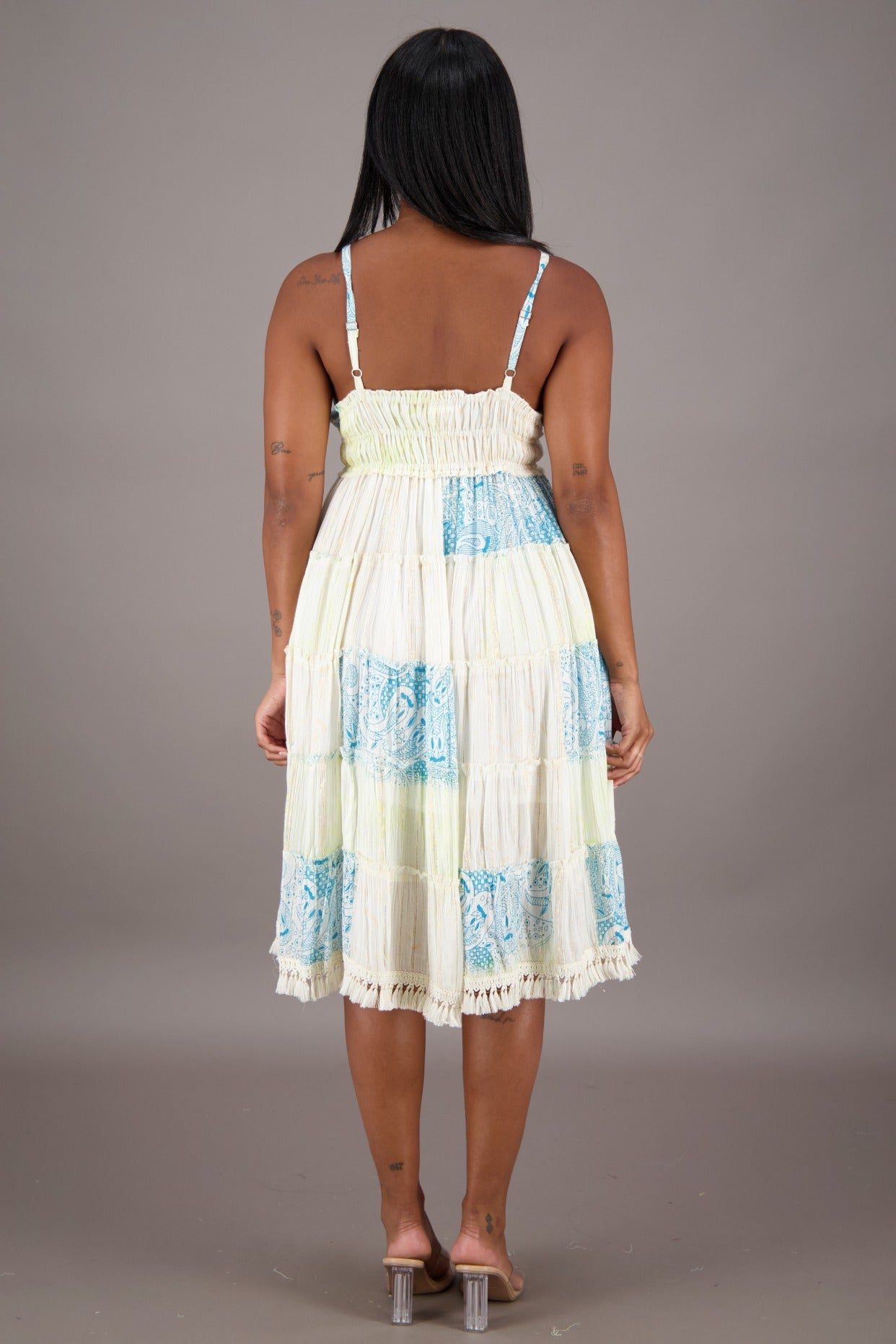 Serenity Sands Bohemian Sundress 24959 - Advance Apparels Inc