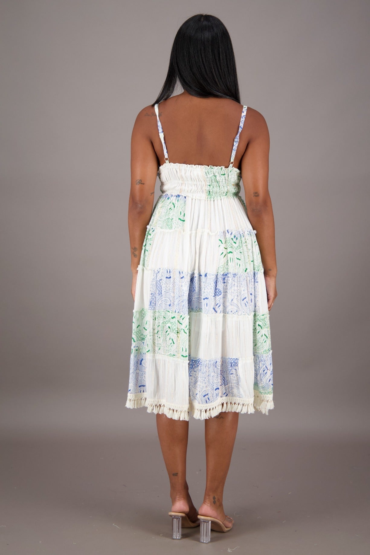Serenity Sands Bohemian Sundress 24959 - Advance Apparels Inc