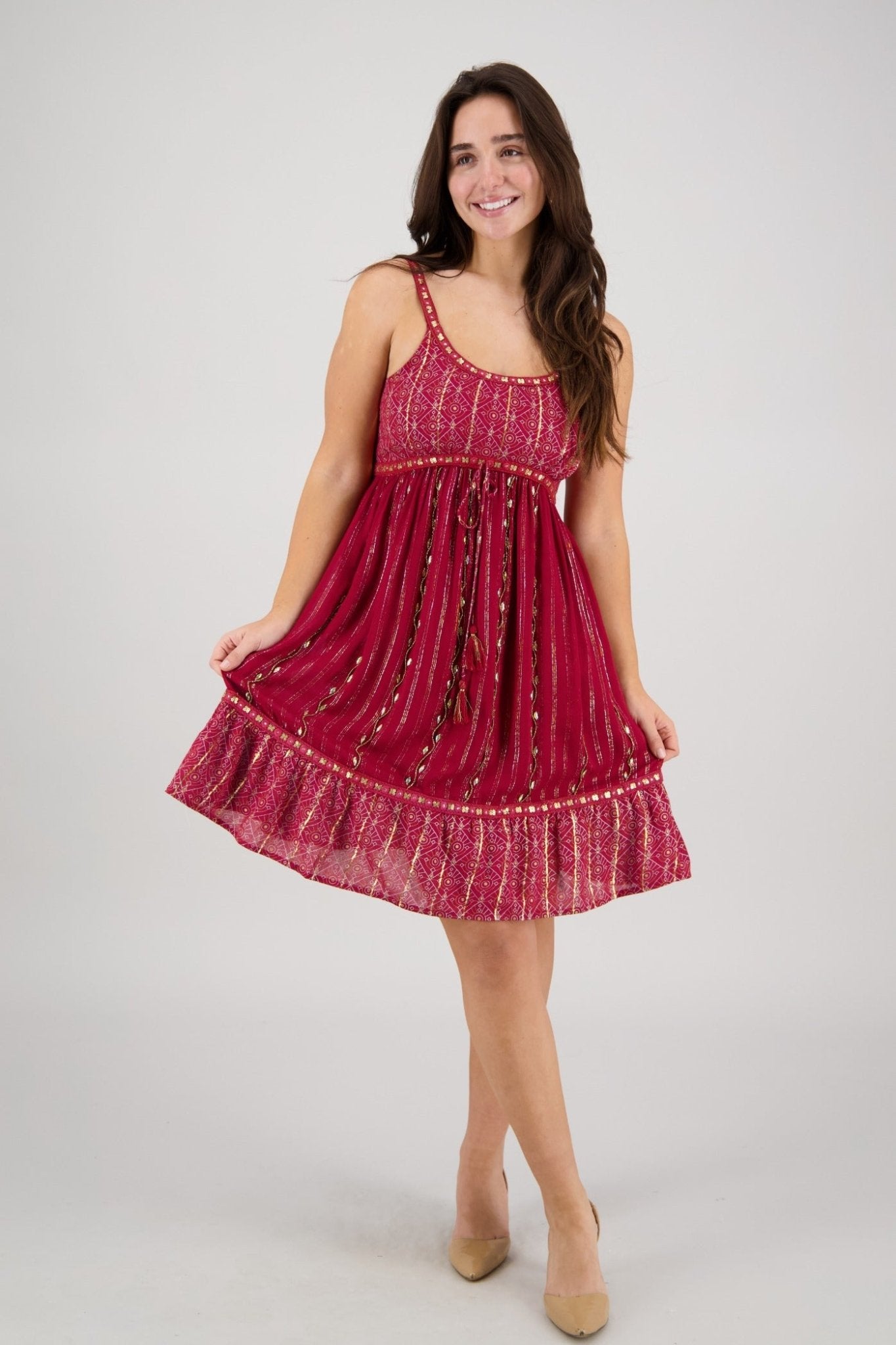 Sita Midi Sundress 25144 - Advance Apparels Inc