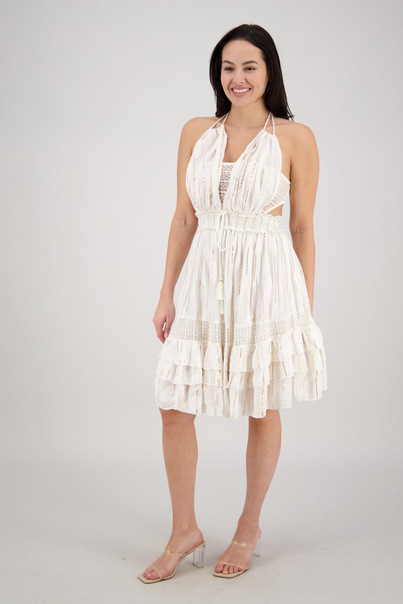 Solara Cutout Mini Dress 25163 - Advance Apparels Inc