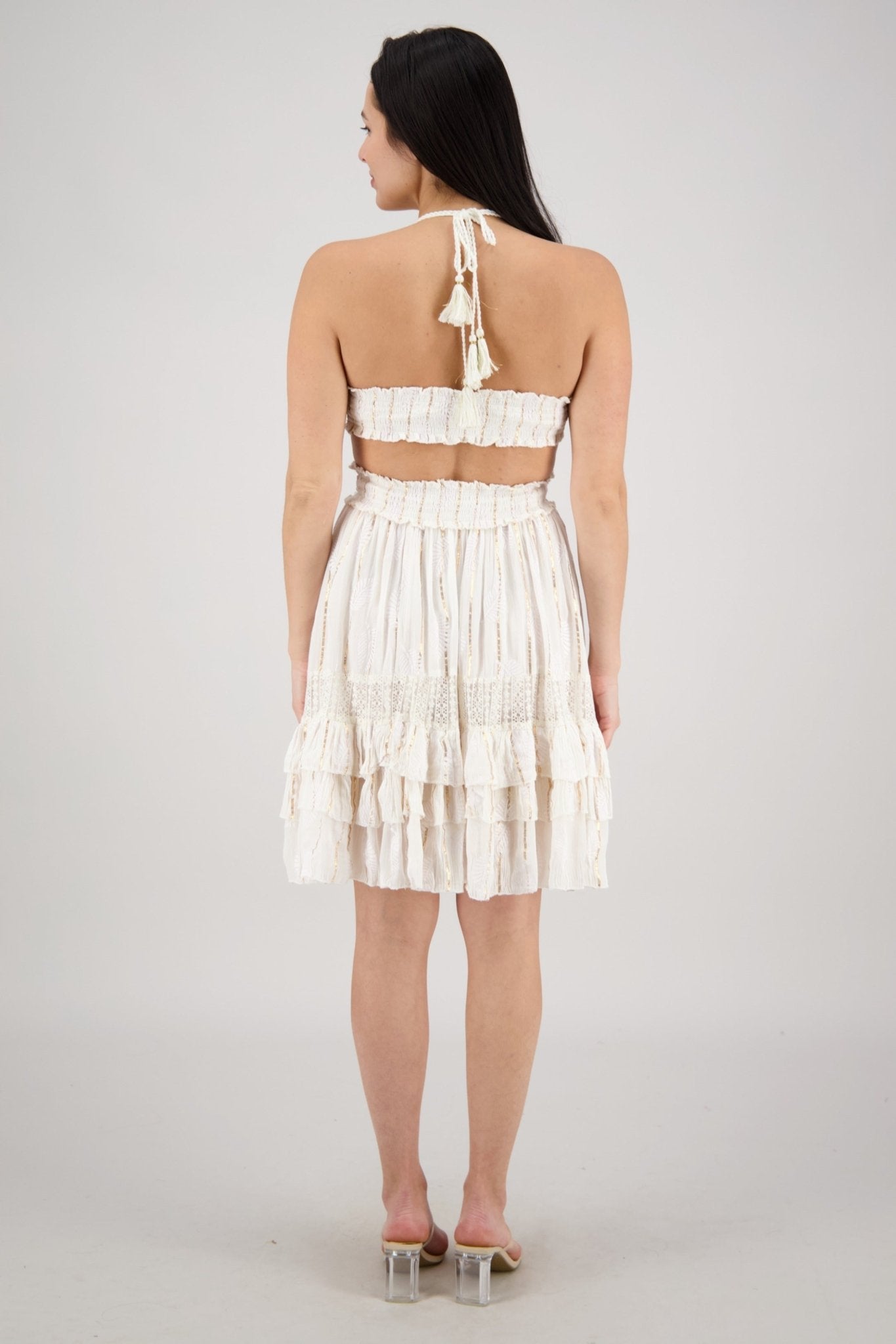 Solara Cutout Mini Dress 25163 - Advance Apparels Inc