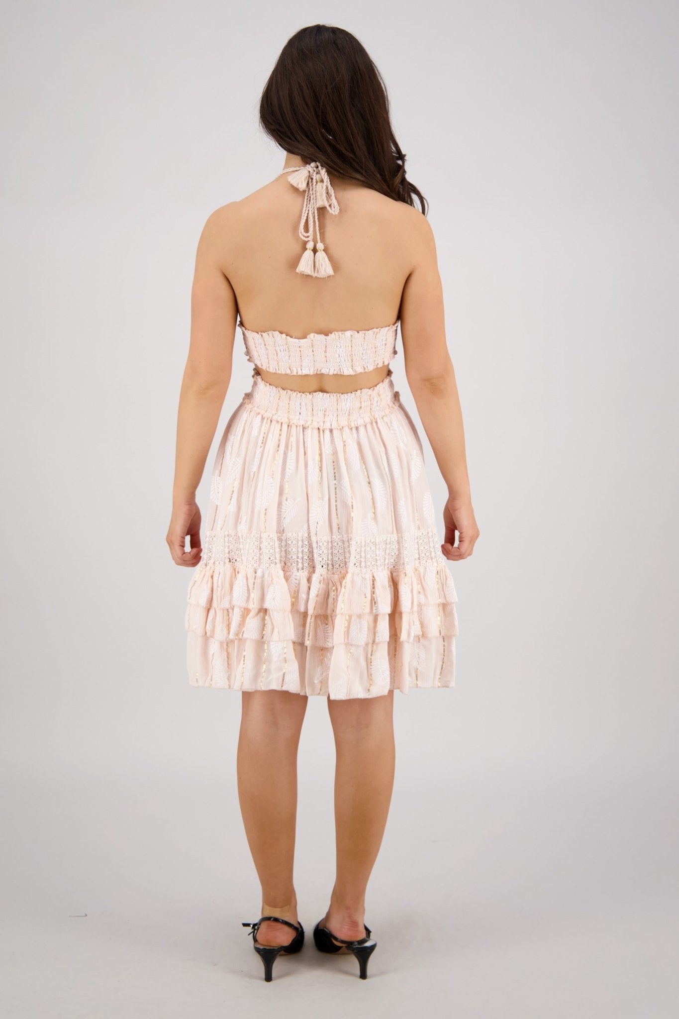 Solara Cutout Mini Dress 25163 - Advance Apparels Inc