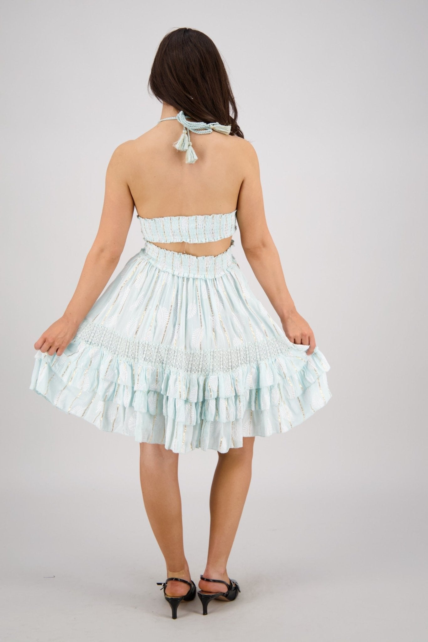 Solara Cutout Mini Dress 25163 - Advance Apparels Inc