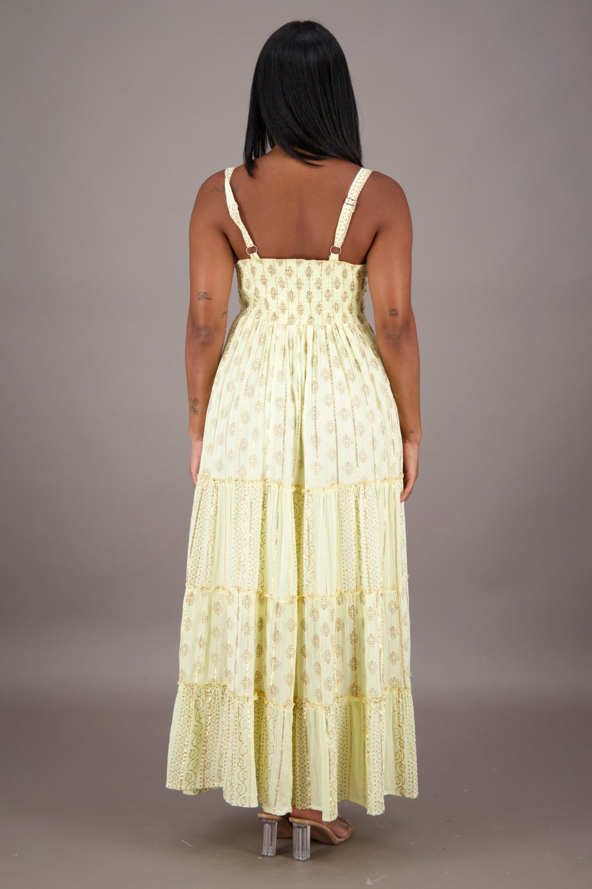 Solene Tiered Maxi 24713 - Advance Apparels Inc