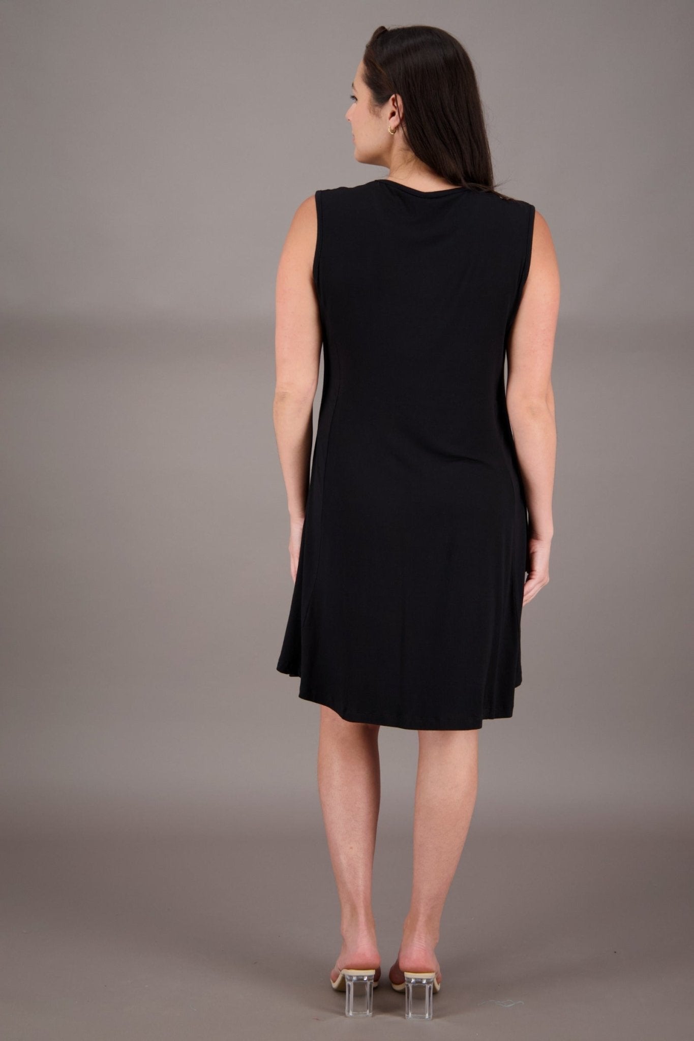 Solid Color Bamboo Tank Dress BAM - 24602 - Advance Apparels Inc