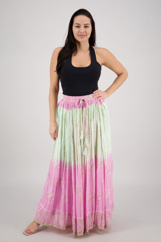 Sunset Bloom Maxi SK - 24962 - Advance Apparels Inc