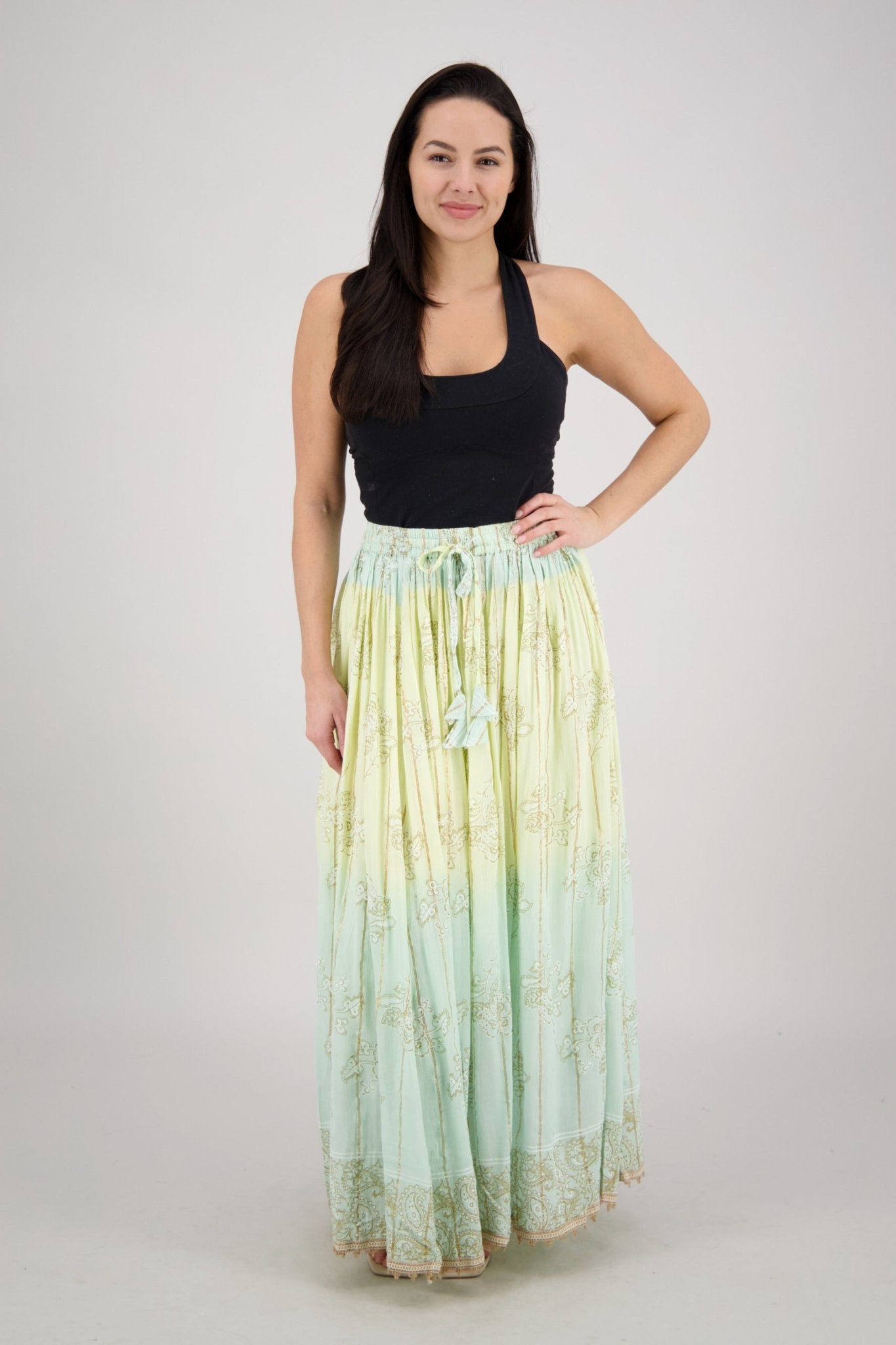 Sunset Bloom Maxi SK - 24962 - Advance Apparels Inc