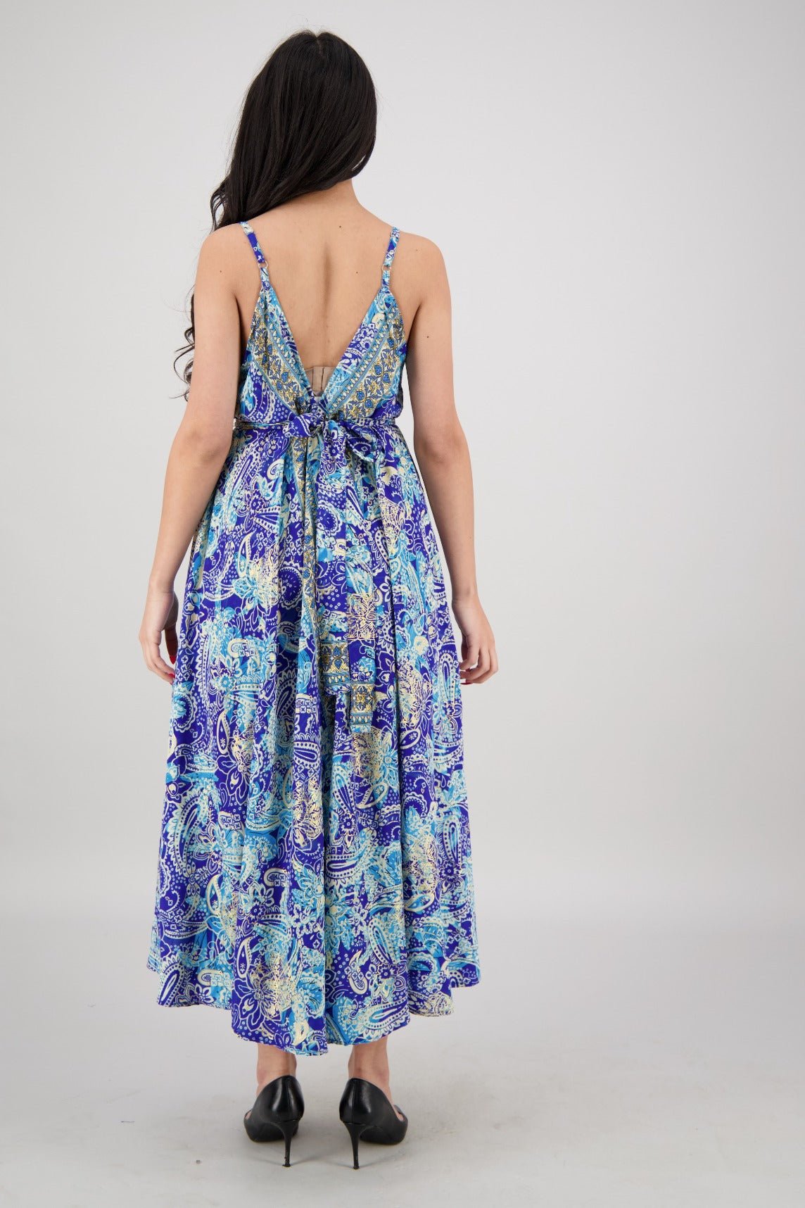 The Zaria Maxi Dress - Artful Bloom AB - 16108 - Advance Apparels Inc