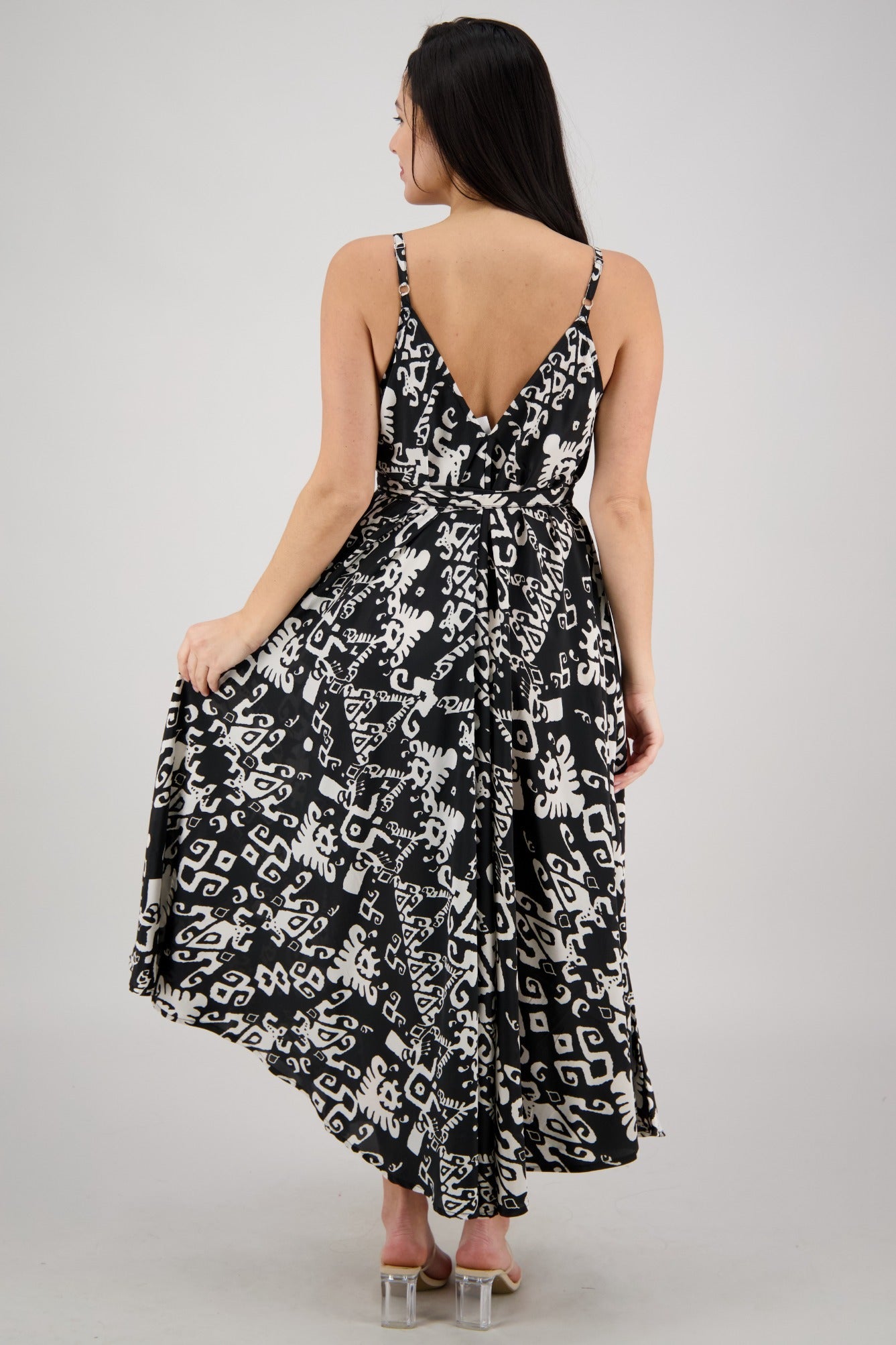 The Zaria Maxi Dress - Black Sand AB - 16109 - Advance Apparels Inc