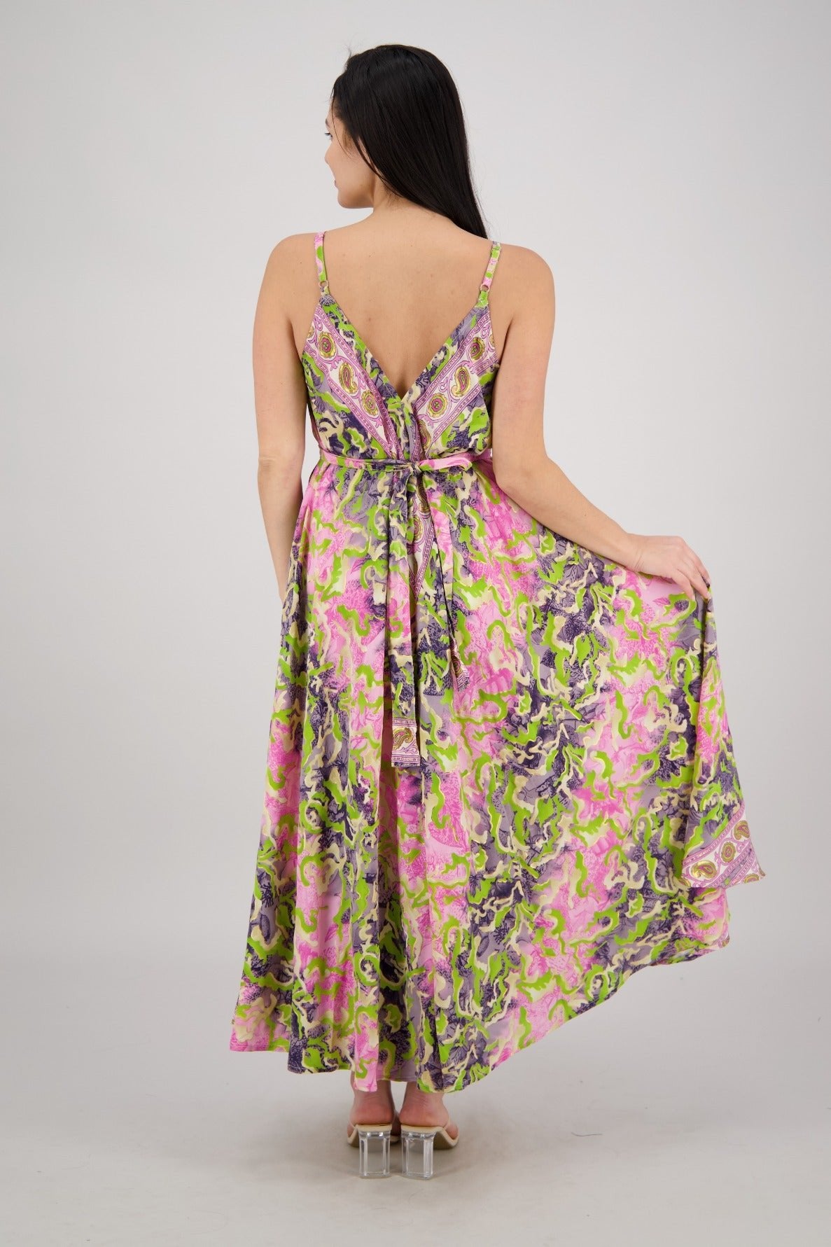 The Zaria Maxi Dress – Painted Mirage AB - 16082 - Advance Apparels Inc