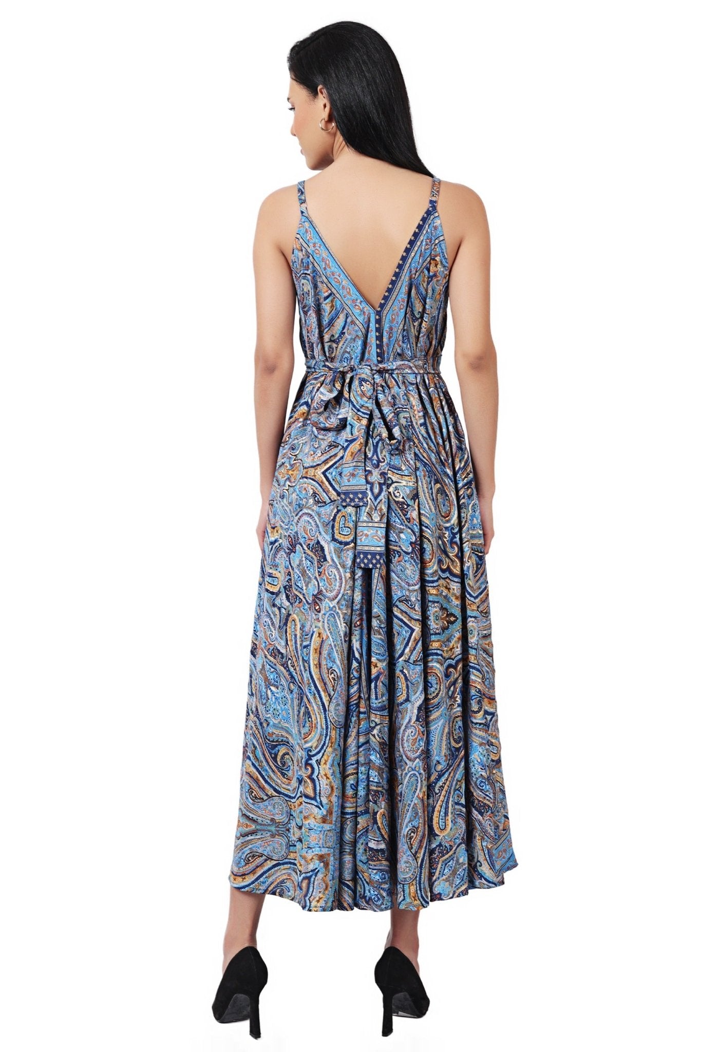 The Zaria Maxi Dress – Paisley Tapestry AB - 16079 - Advance Apparels Inc