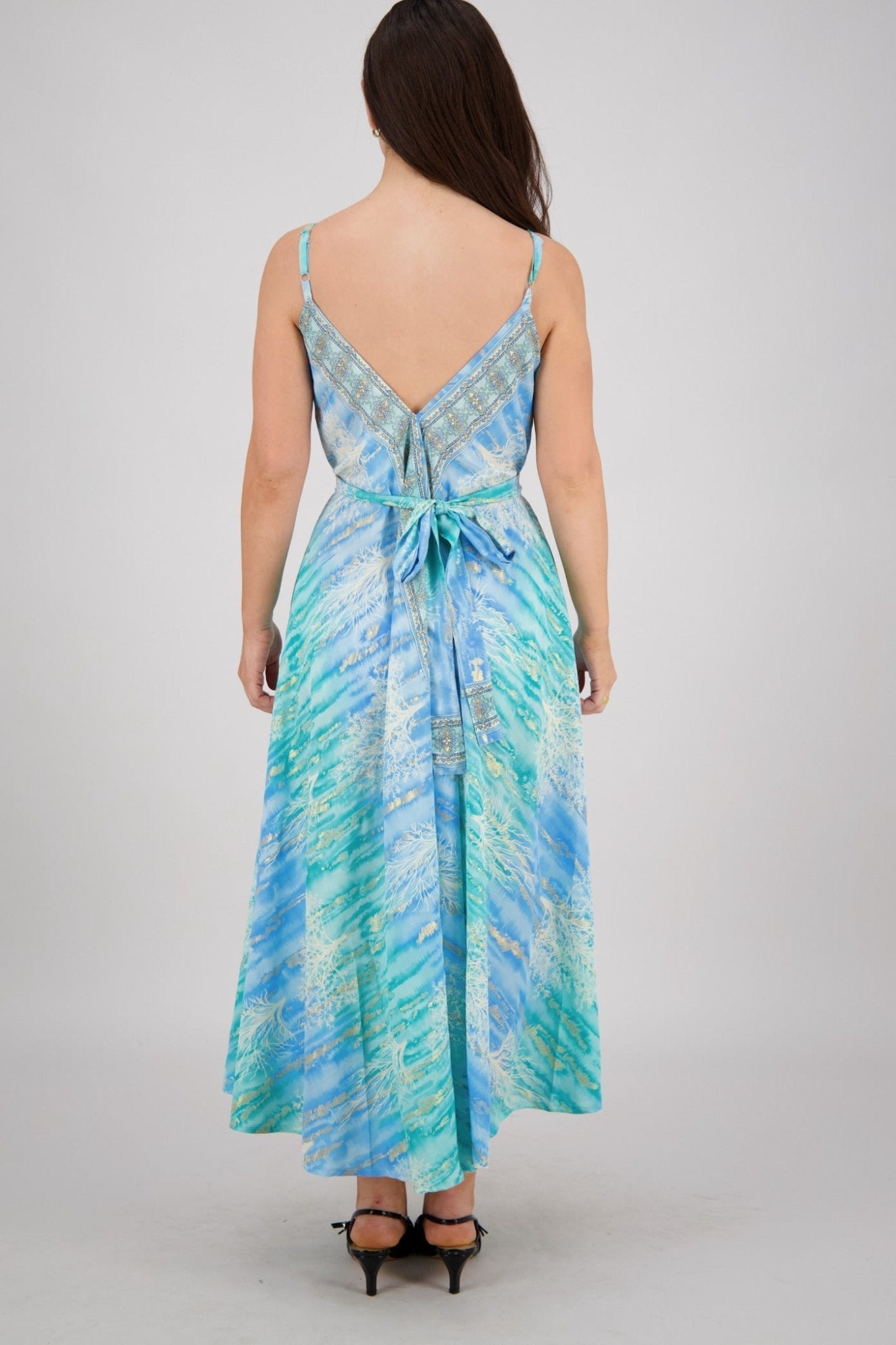 The Zaria Maxi Dress - Seafoam AB - 1606 - Advance Apparels Inc