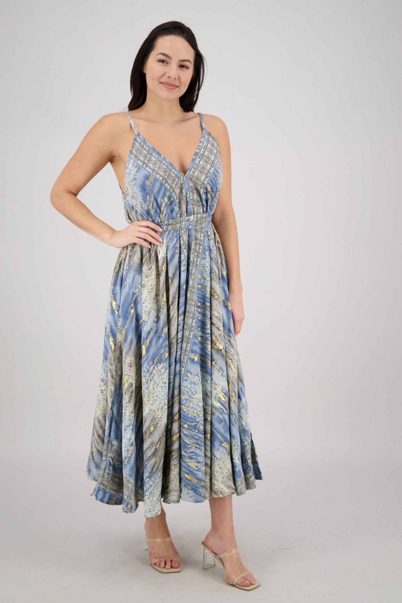 The Zaria Maxi Dress - Seafoam AB - 1606 - Advance Apparels Inc