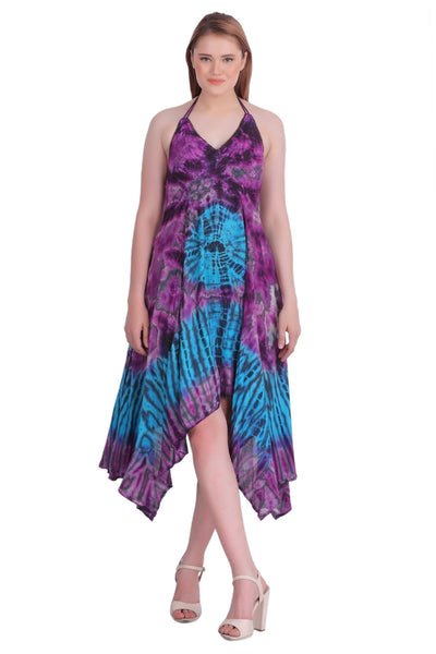 Tie Dye Acid Wash Dress (S/M-1X/2X) 4 Colors ADL30331 - Advance Apparels Inc