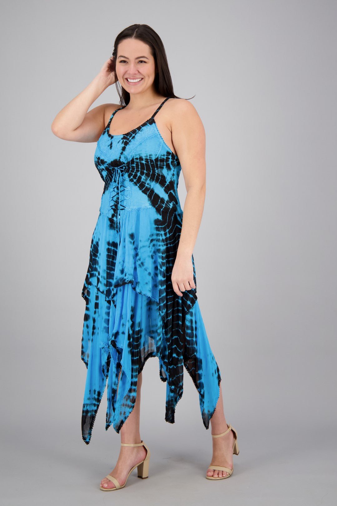 Vacation Dresses for Women - Stylish & Comfortable | Adjustable Fit C2-TURQ / Free Vacation Dresses for Women - Stylish & Comfortable | Adjustable Fit C2-TURQ / Free