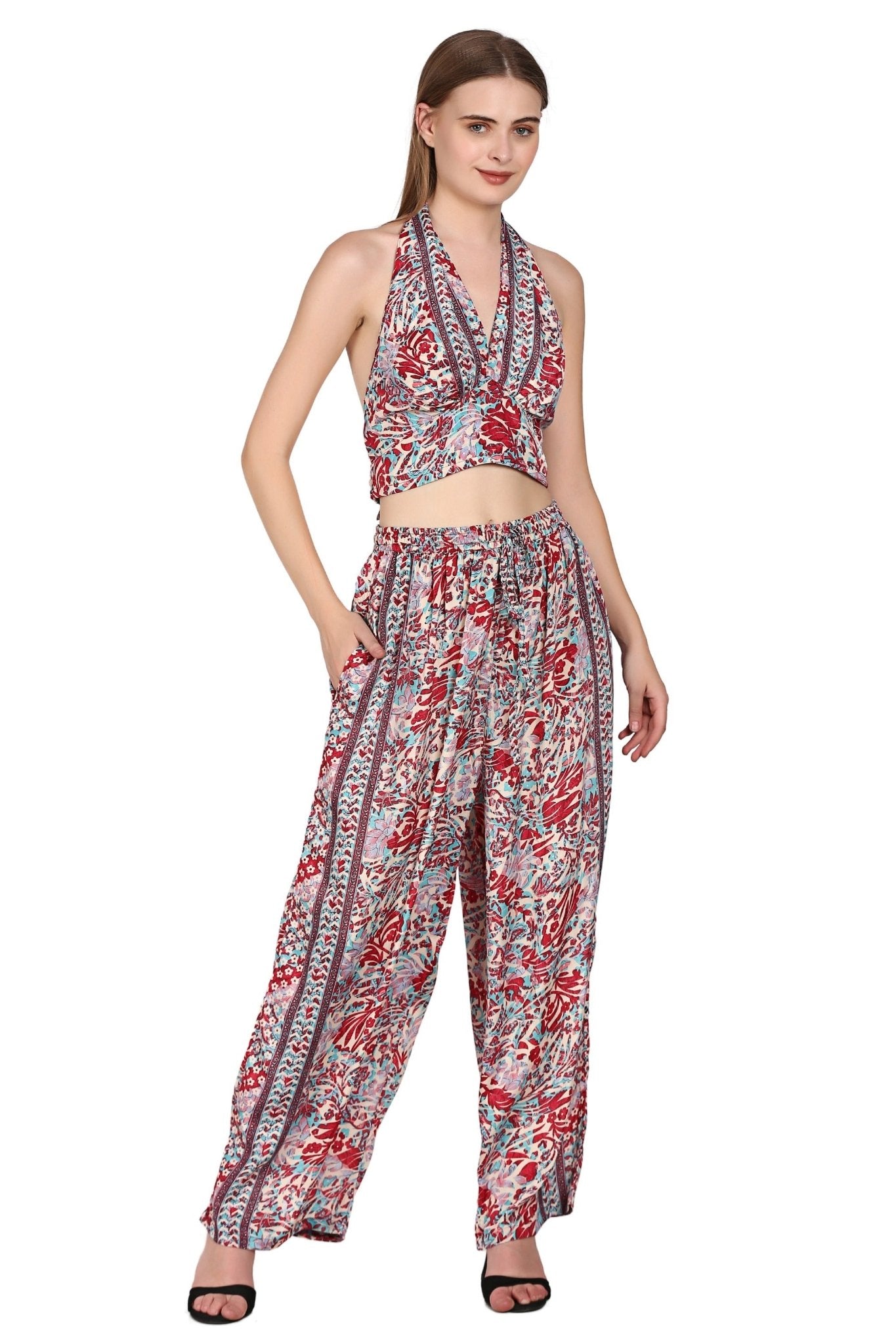 Two Piece Silk Set AB - 32073 - Advance Apparels Inc