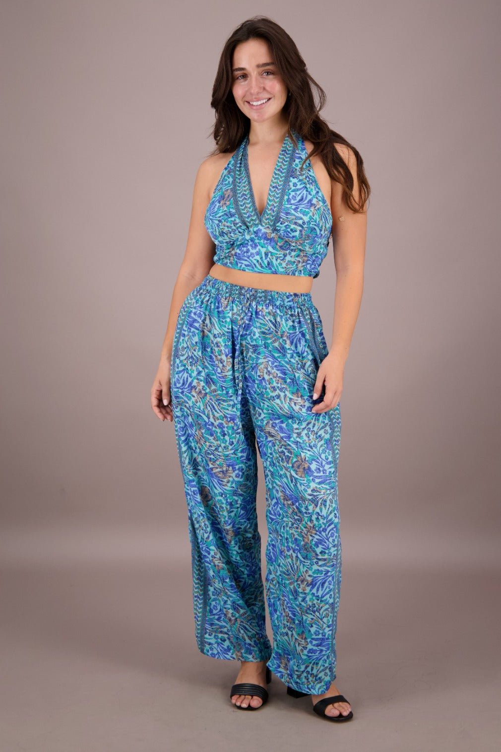 Two Piece Silk Set AB - 32073 - Advance Apparels Inc