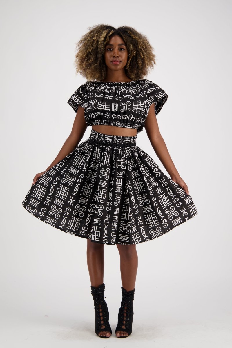 Two Piece Skirt Set AS - 25036 - 227 - Advance Apparels Inc