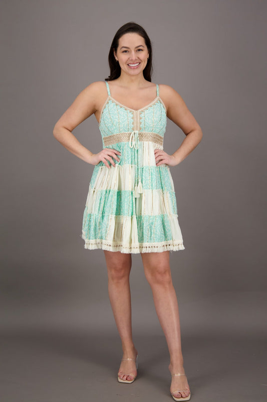 Viva La Boho Pastel Dress 24940 - Advance Apparels Inc
