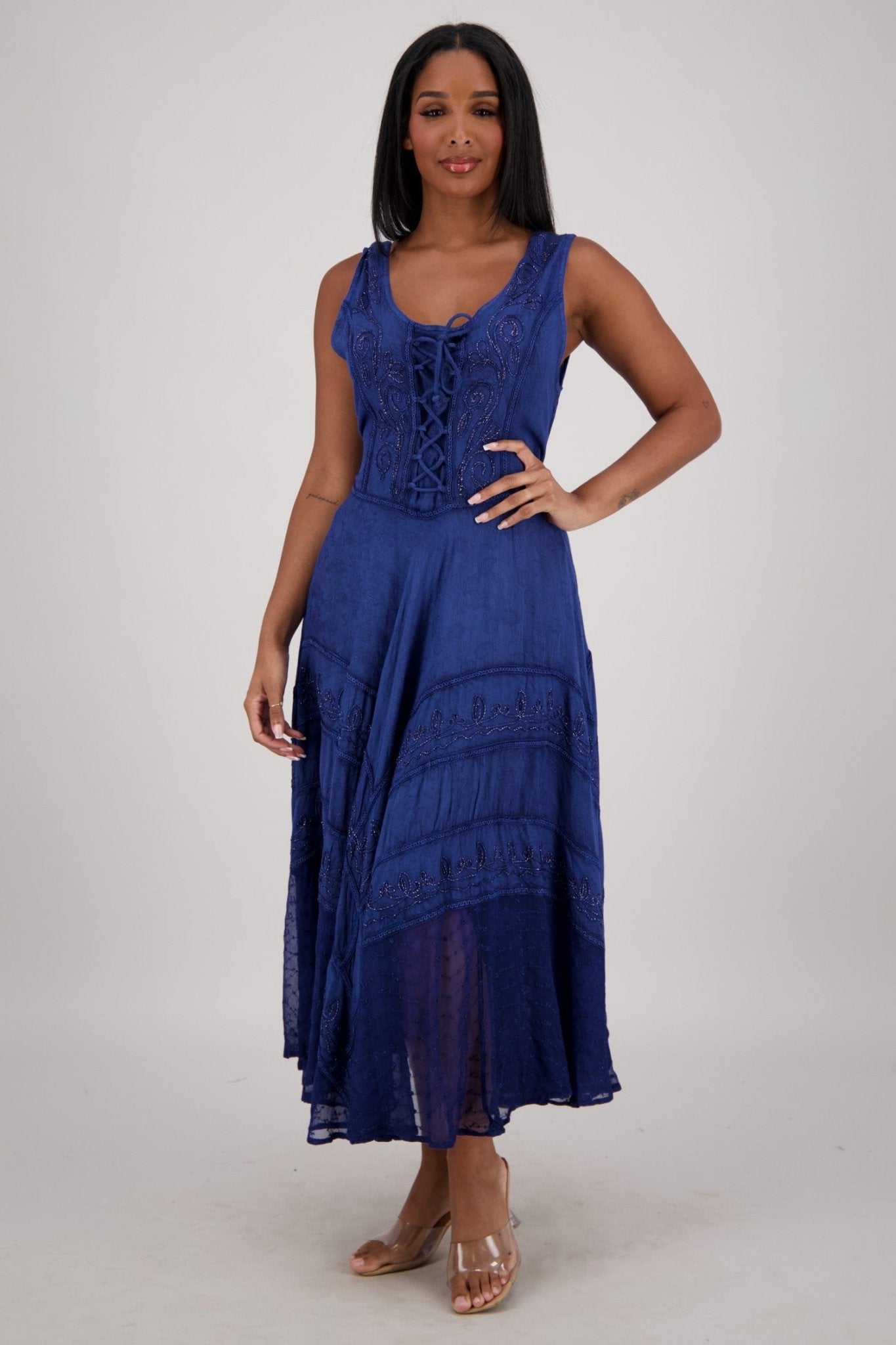 Vivara Boho Corset Dress ADL - 25322 - Advance Apparels Inc