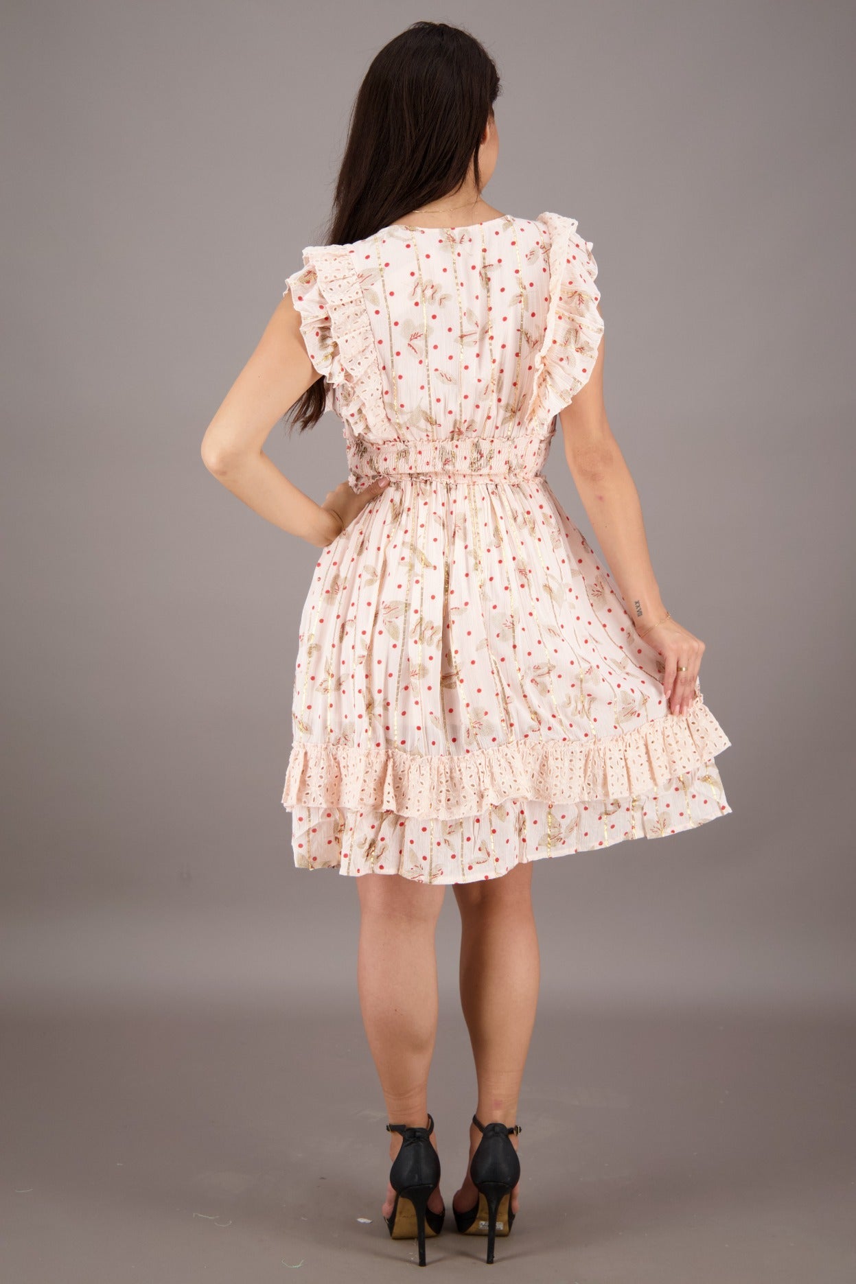 Wanderlight Flutter Dress 24724 - Advance Apparels Inc
