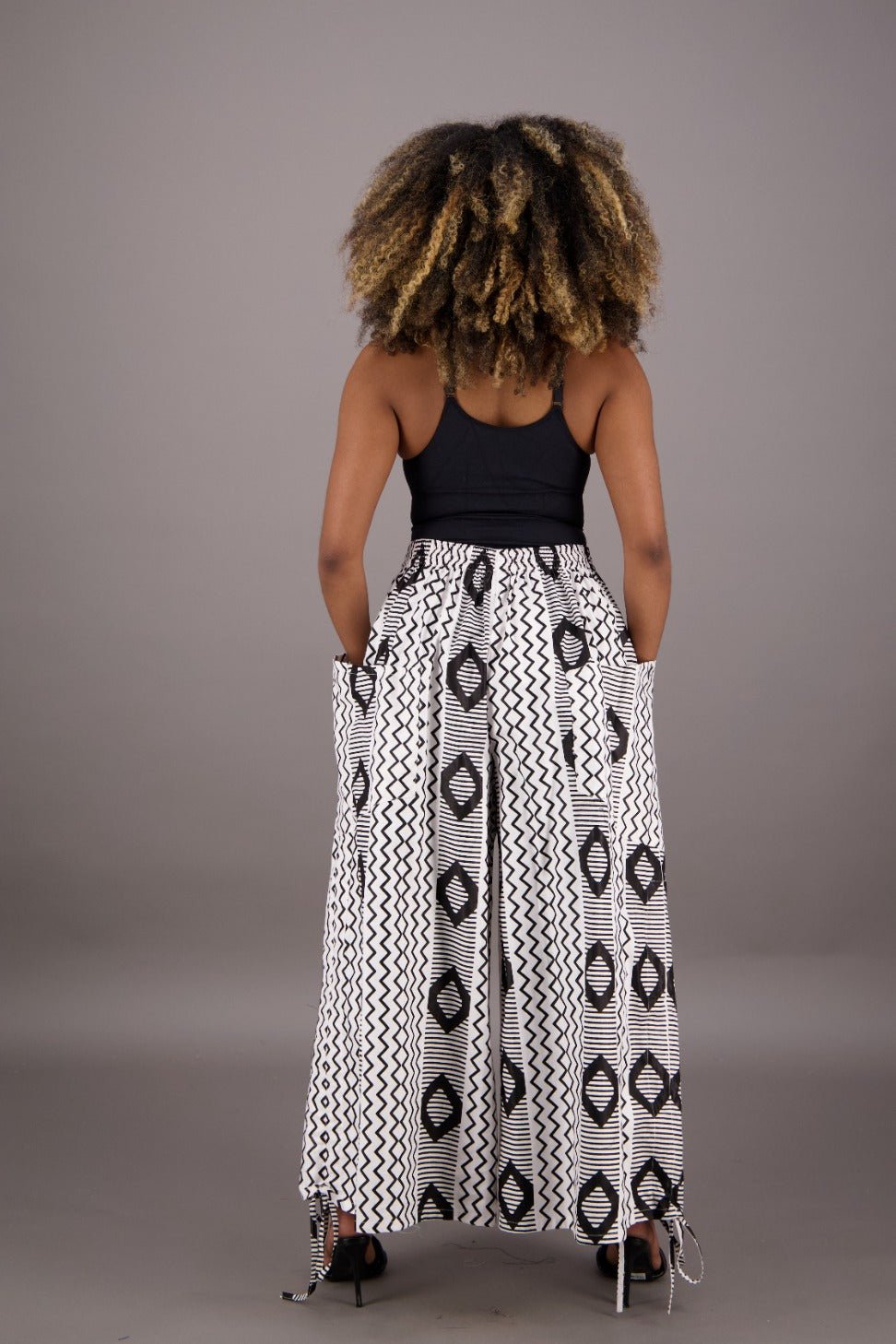 Wide Leg African Print Pants P092 - 266 - Advance Apparels Inc