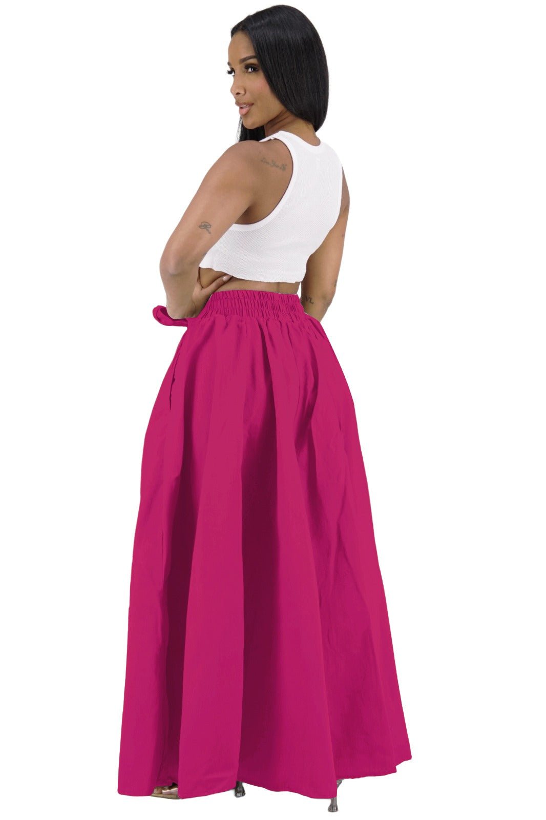 Wide Leg Palazzo Pants 24061 - Advance Apparels Inc