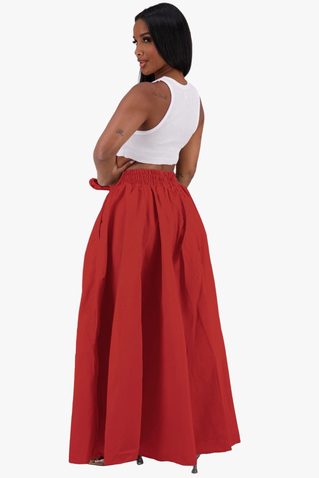 Wide Leg Palazzo Pants 24061 - Advance Apparels Inc