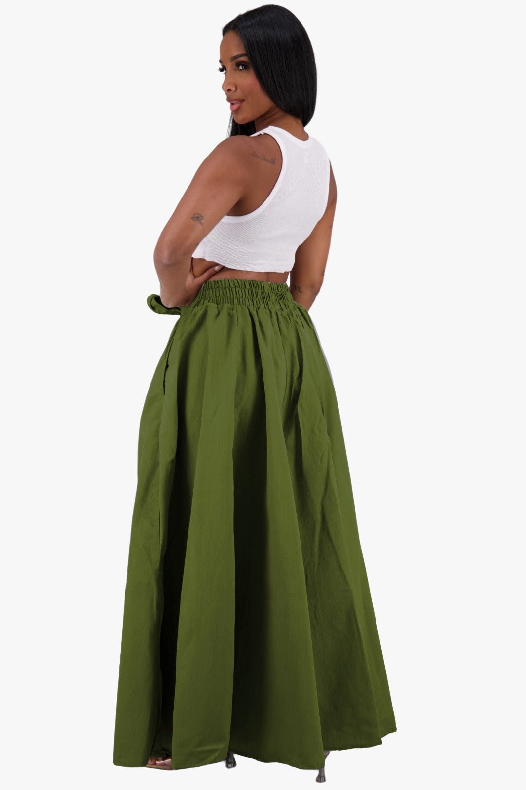 Wide Leg Palazzo Pants 24061 - Advance Apparels Inc