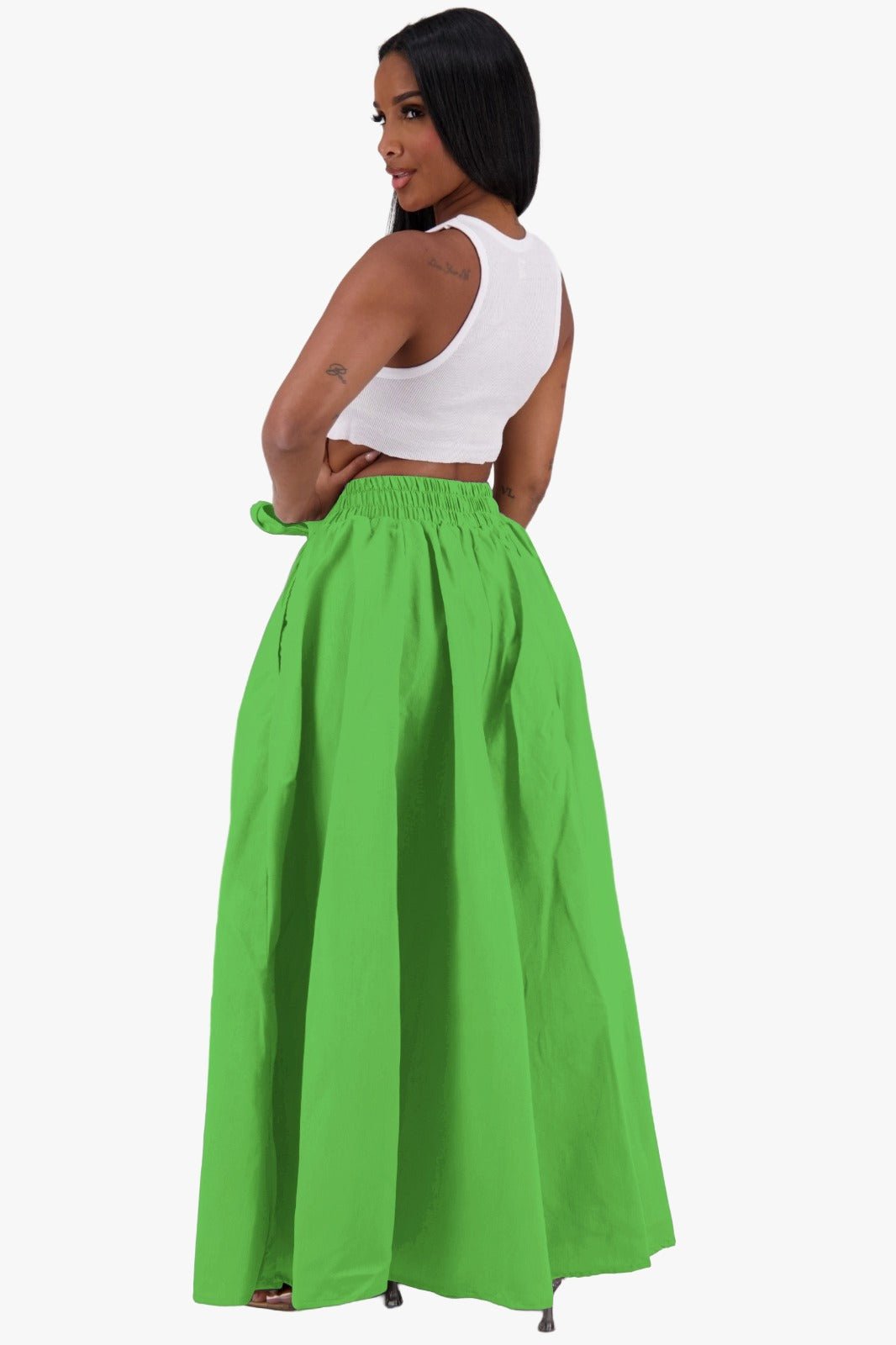 Wide Leg Palazzo Pants 24061 - Advance Apparels Inc