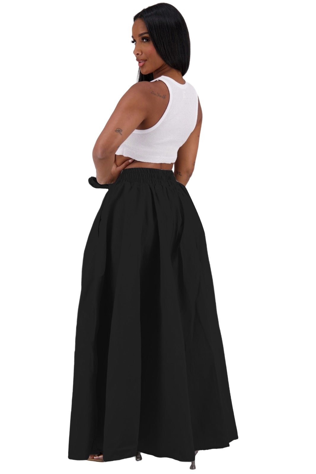 Wide Leg Palazzo Pants 24061 - Advance Apparels Inc
