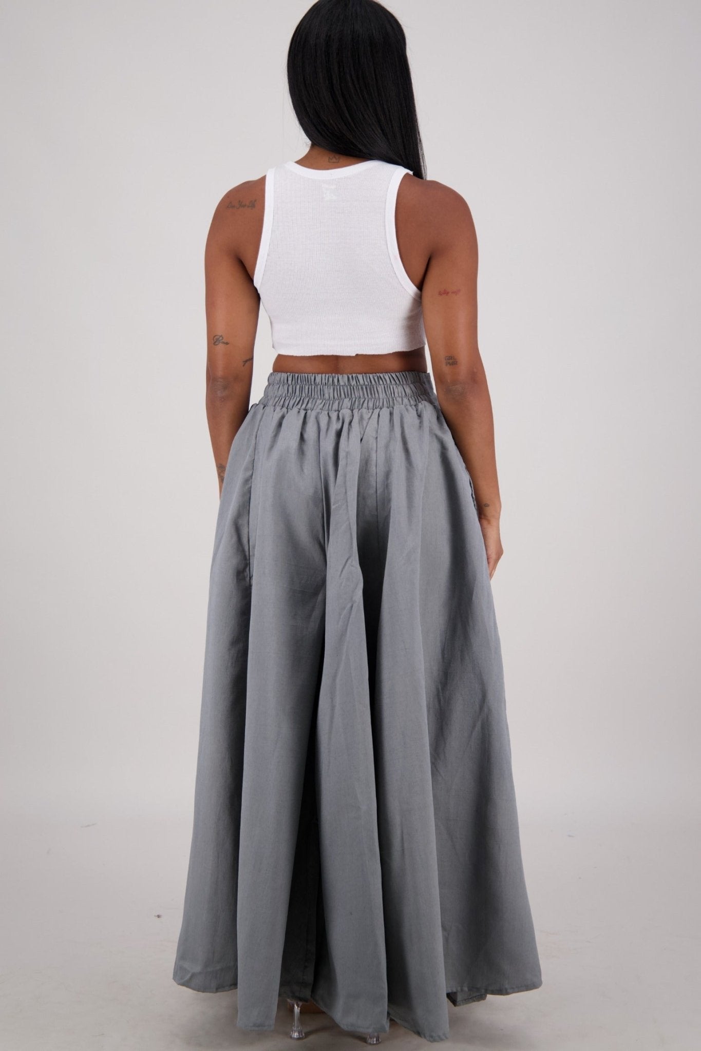 Wide Leg Palazzo Pants 24061 - Advance Apparels Inc