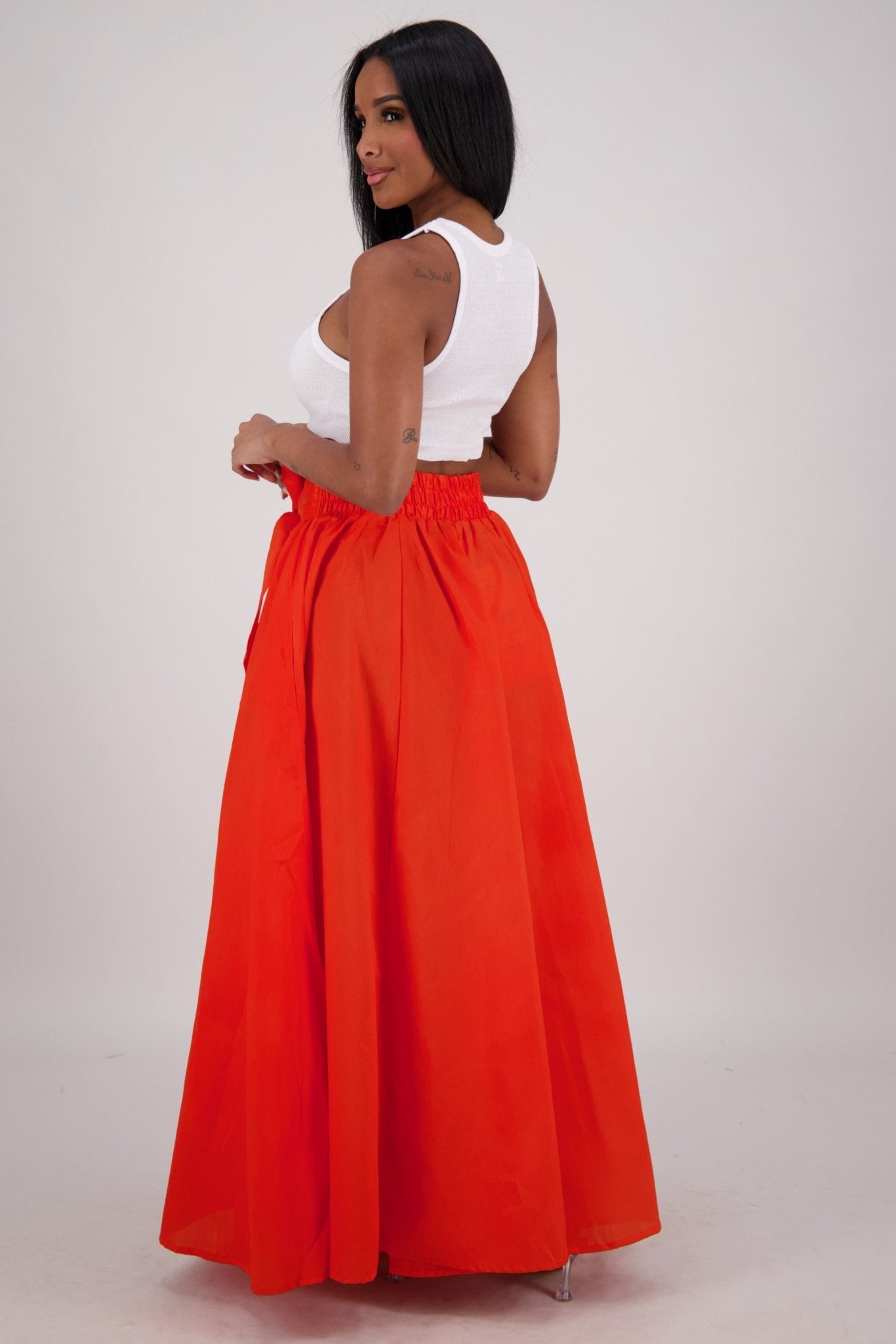 Wide Leg Palazzo Pants 24061 - Advance Apparels Inc