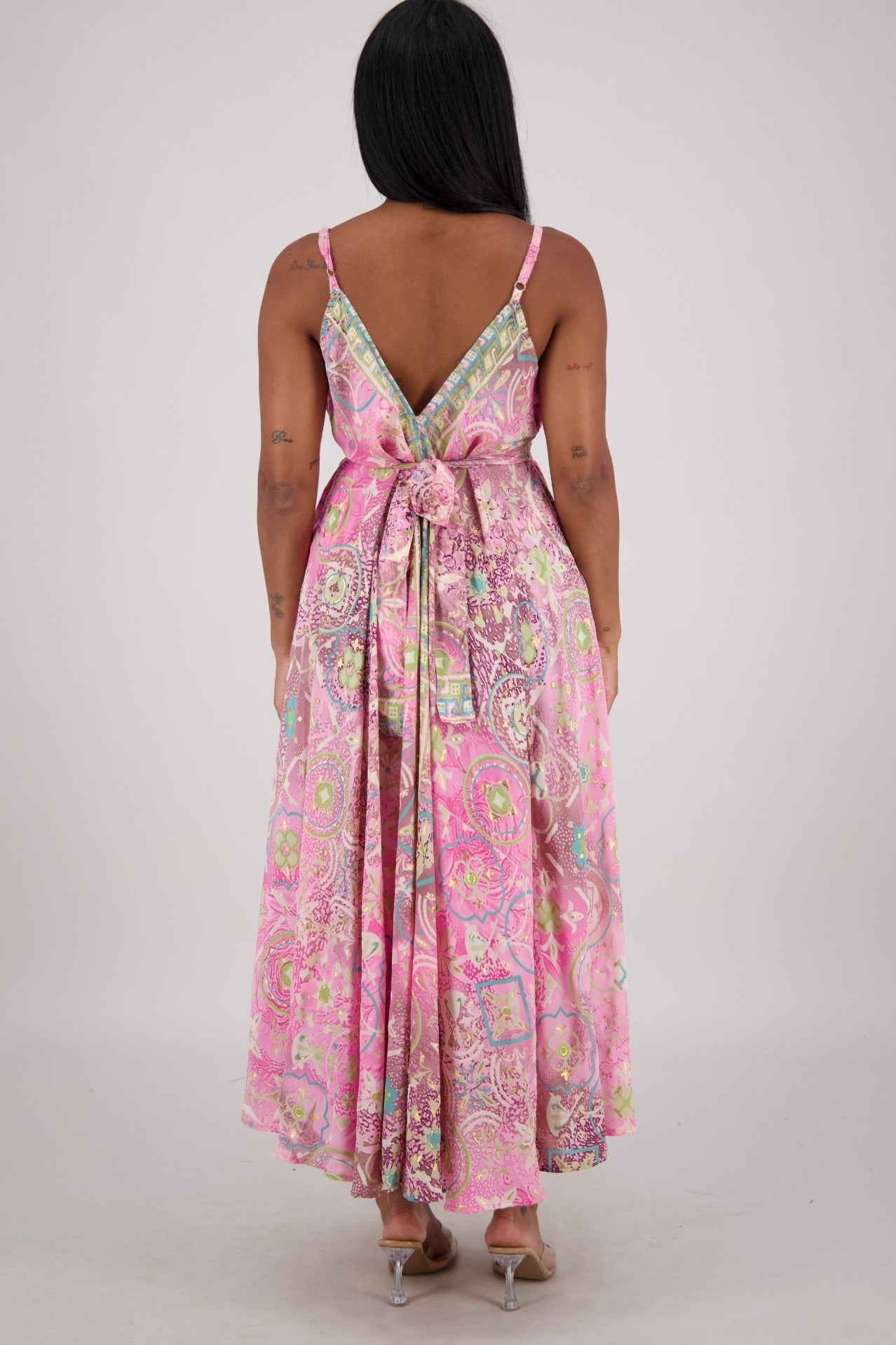 Zaria Maxi Dress – Lotus Mosaic AB - 16113 - Advance Apparels Inc