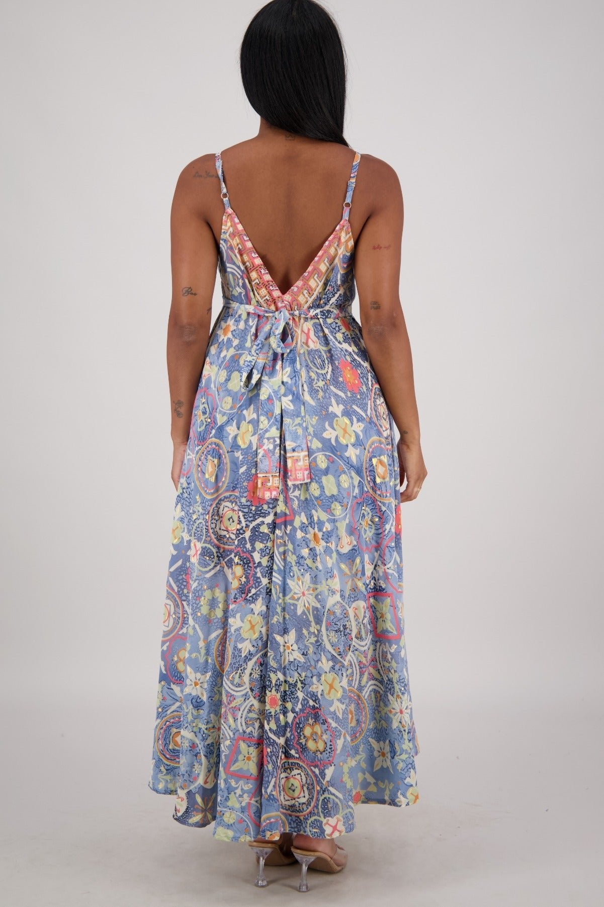 Zaria Maxi Dress – Lotus Mosaic AB - 16113 - Advance Apparels Inc