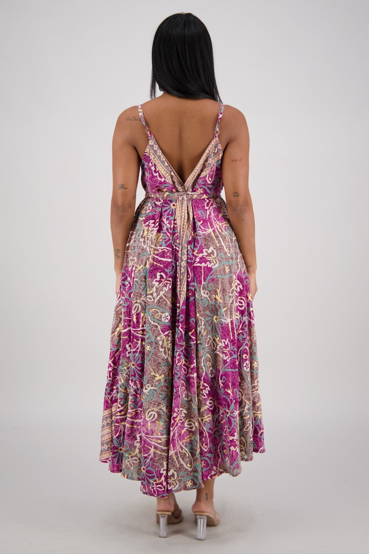 Zaria Maxi Dress – Persian Orchid AB - 16116 - Advance Apparels Inc