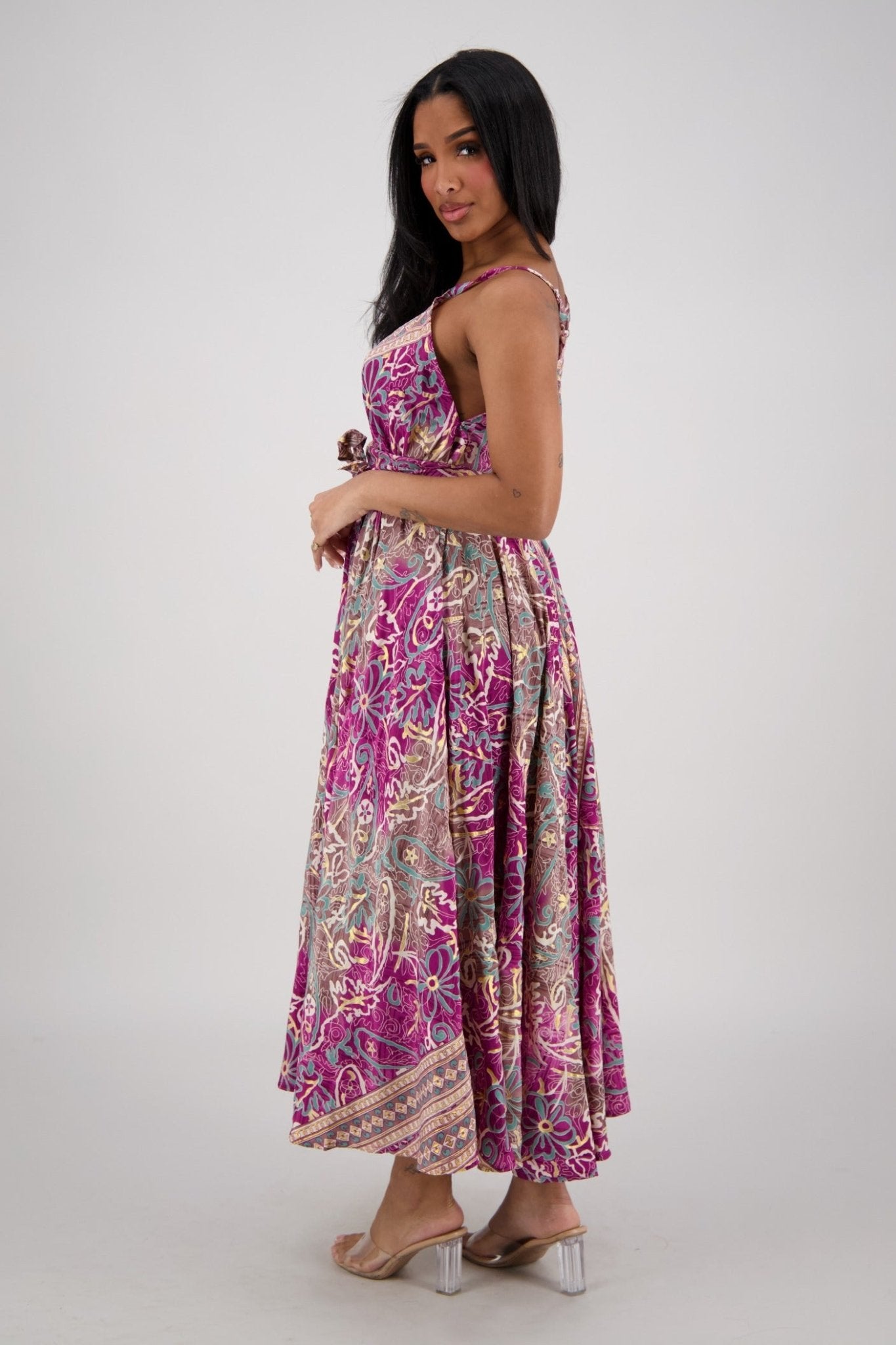 Zaria Maxi Dress – Persian Orchid AB - 16116 - Advance Apparels Inc