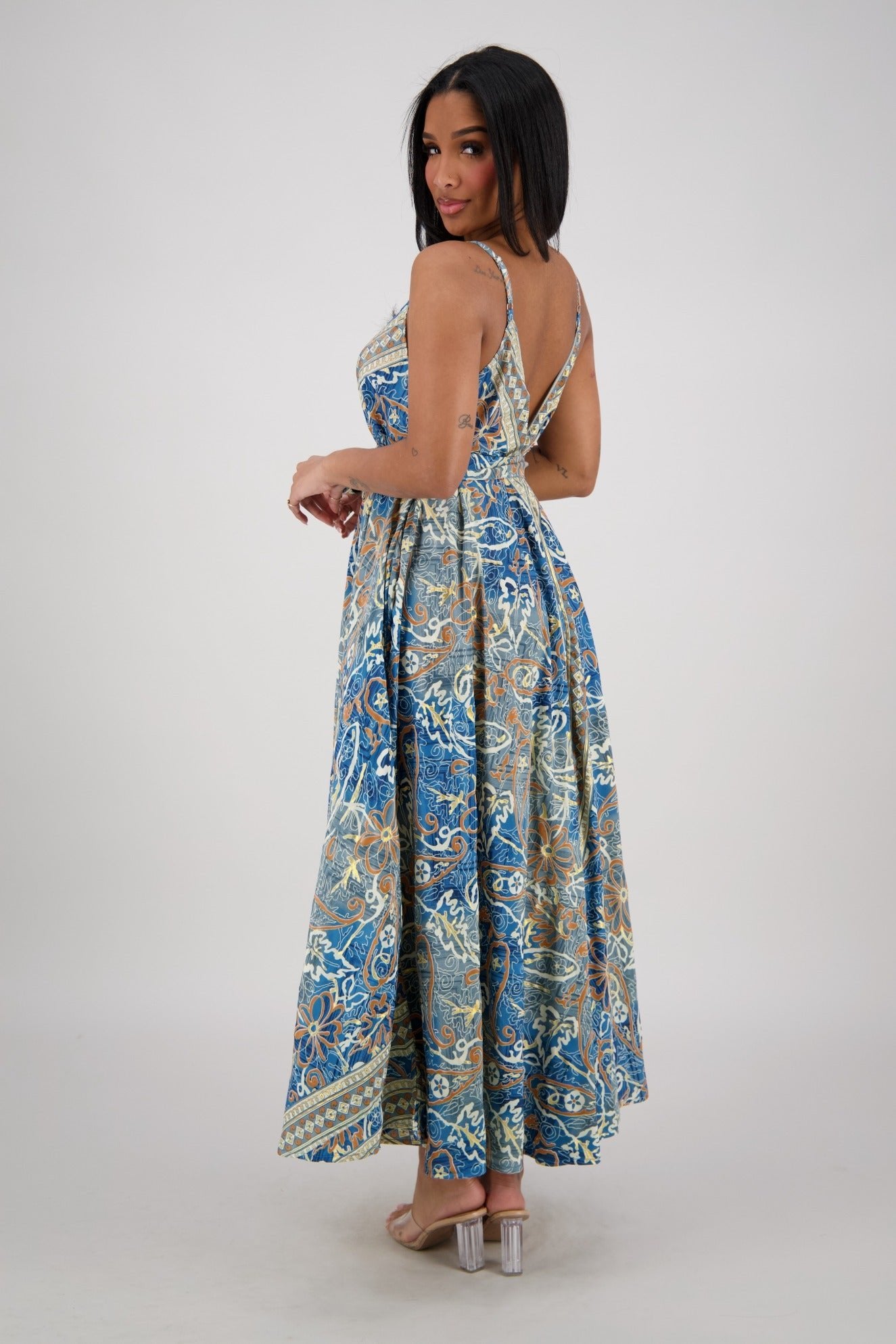 Zaria Maxi Dress – Persian Orchid AB - 16116 - Advance Apparels Inc