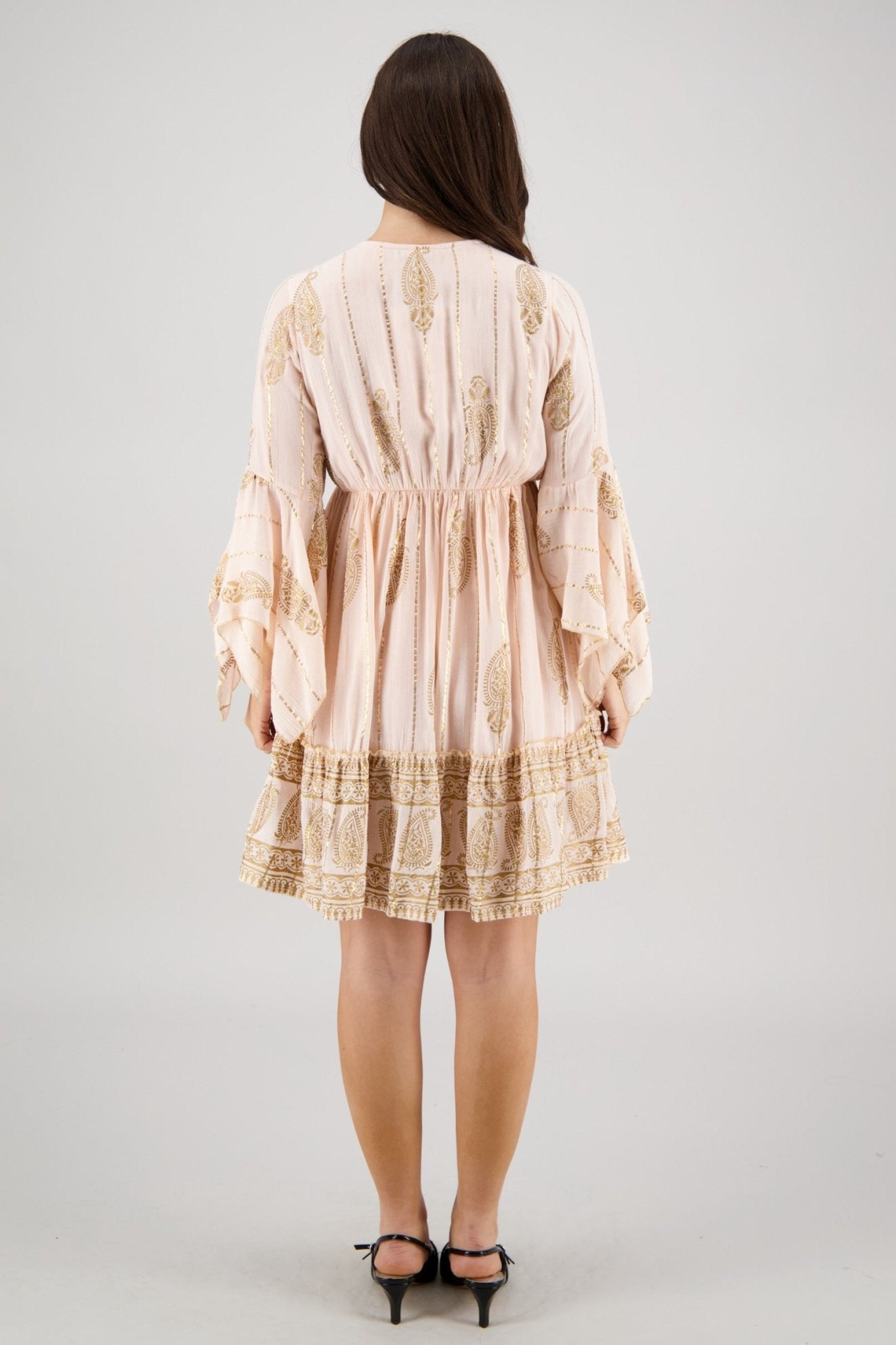 Zia Paisley Swing Dress 25154 - Advance Apparels Inc