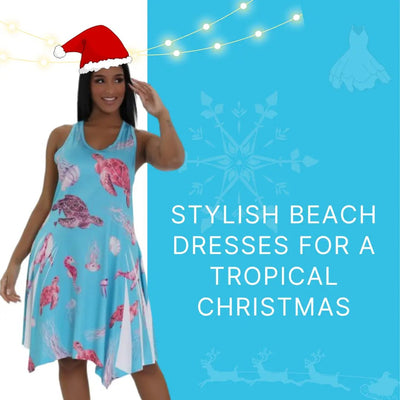 Stylish Beach Dresses for a Tropical Christmas