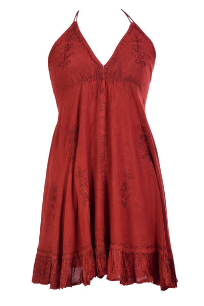 Halter Top Mid-Length Renaissance Dress 161115 - Advance Apparels Inc