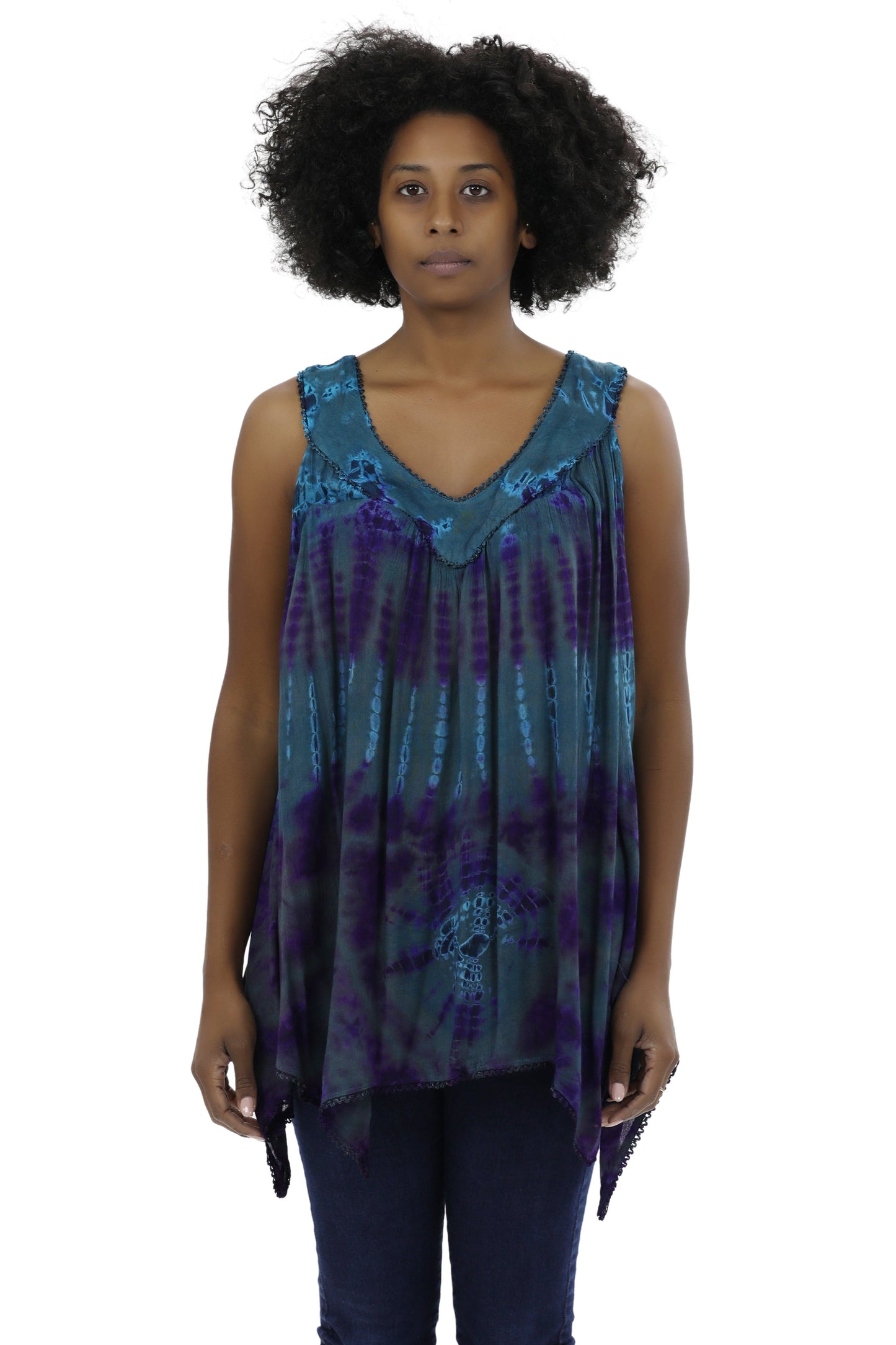 Ruffle Layer Sleeveless Tank 17790